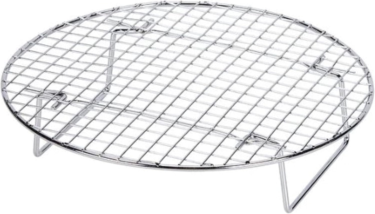Round Steamer Rack/Cooling Rack Nickel Plated - Steamer Insert Steaming Rack Steam Tray Multi-functional Steamer Basket Cookware Veggie Fish Seafood Cooking