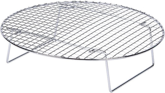 Round Steamer Rack/Cooling Rack Nickel Plated - Steamer Insert Steaming Rack Steam Tray Multi-functional Steamer Basket Cookware Veggie Fish Seafood Cooking