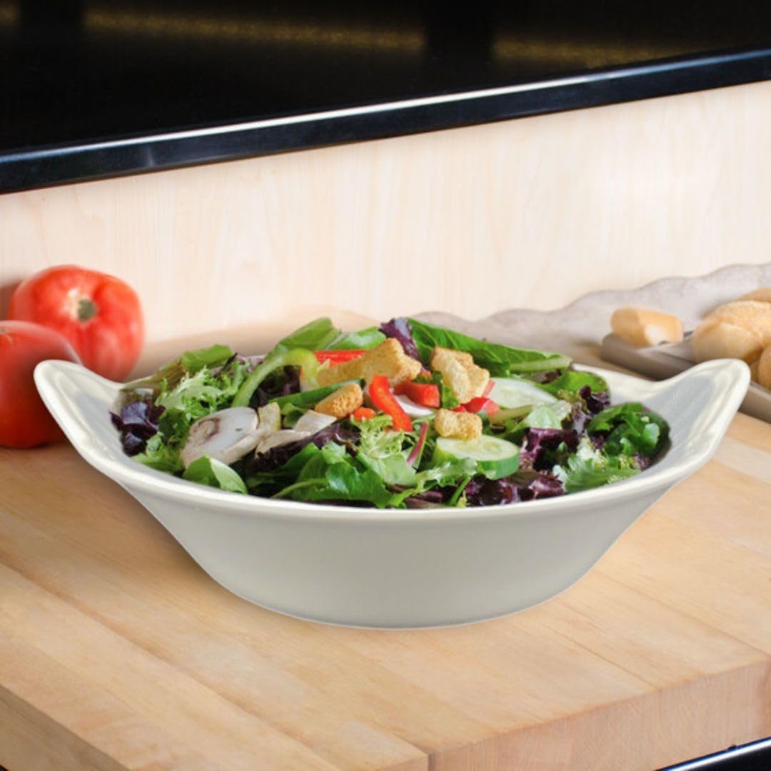 Serving Bowl Melamine - Dishwasher Safe Break-Resistant Dinnerware Serving Bowl Soup Bowl for Salads Rice Pasta Dessert Side Home Kitchen Restaurants