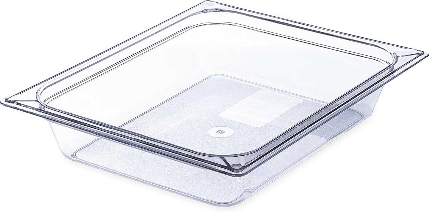 Deep Food Pan Polycarbonate - Food Storage Containers Commercial Hotel Plastic Food Pans Catering Buffets and Restaurants for Fruits Vegetables Beans Corns