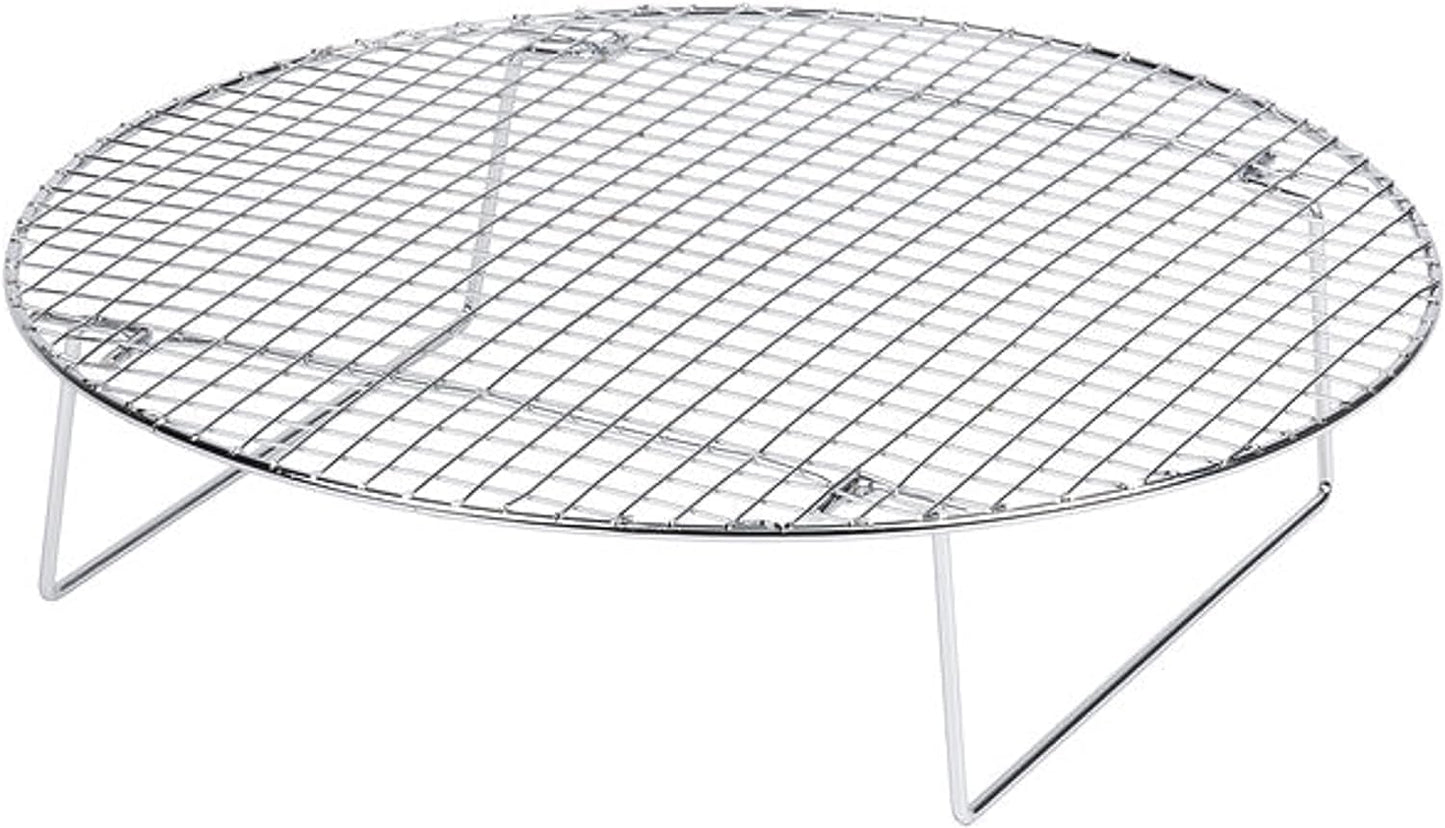 Round Steamer Rack/Cooling Rack Nickel Plated - Steamer Insert Steaming Rack Steam Tray Multi-functional Steamer Basket Cookware Veggie Fish Seafood Cooking