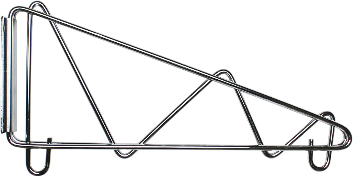Double Shelf Support Direct Wall Bracket - Shelves Support Wire Shelf Bracket for Pantry Kitchen Home Wire Shelf Bracket Wire Storage Racks Wall Mount Shelf