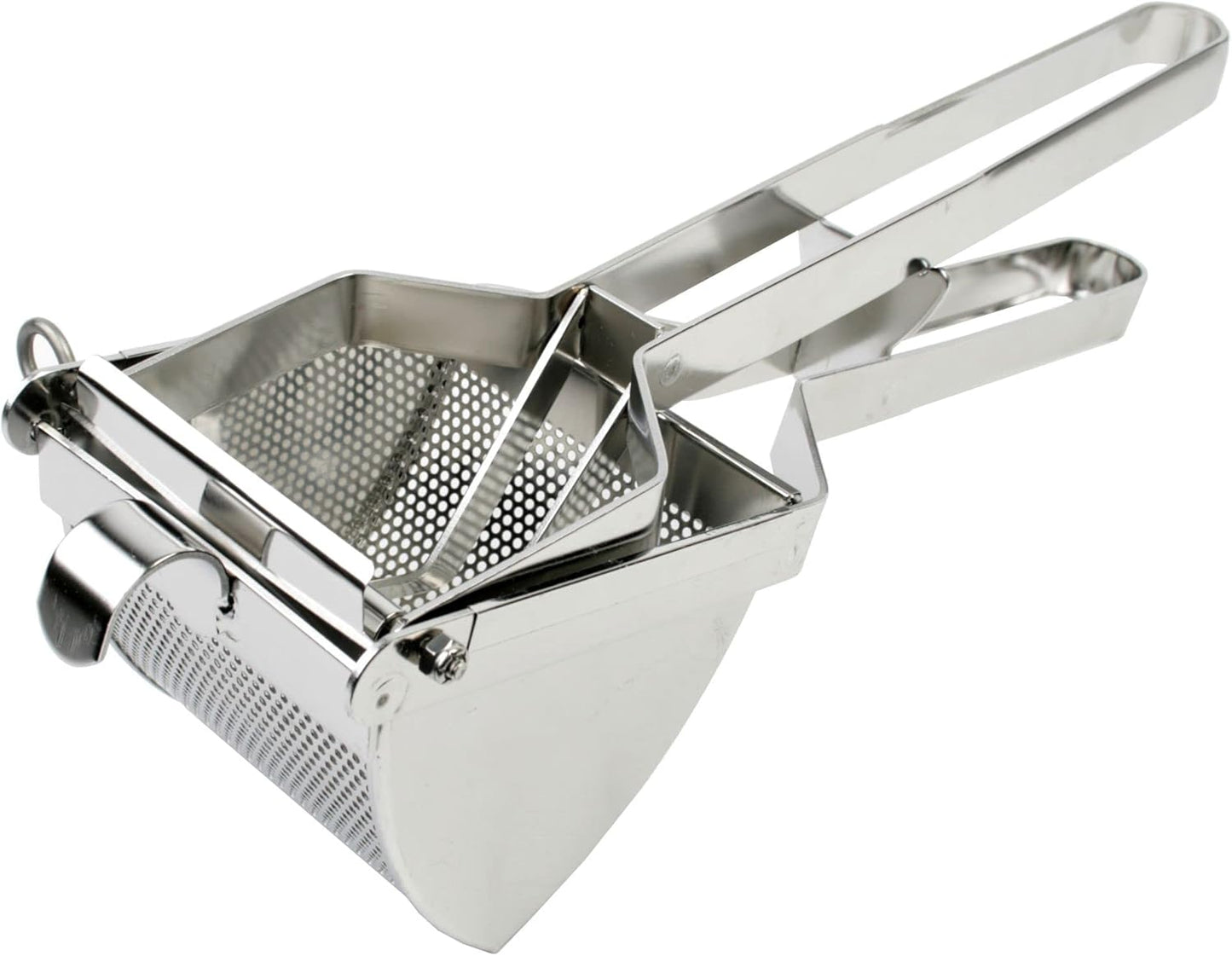 Stainless Steel Potato Ricer - Heavy Duty Stainless Steel Potato Masher and Ricer Kitchen Tool Press and Mash Kitchen Gadget For Perfect Mashed Potatoes