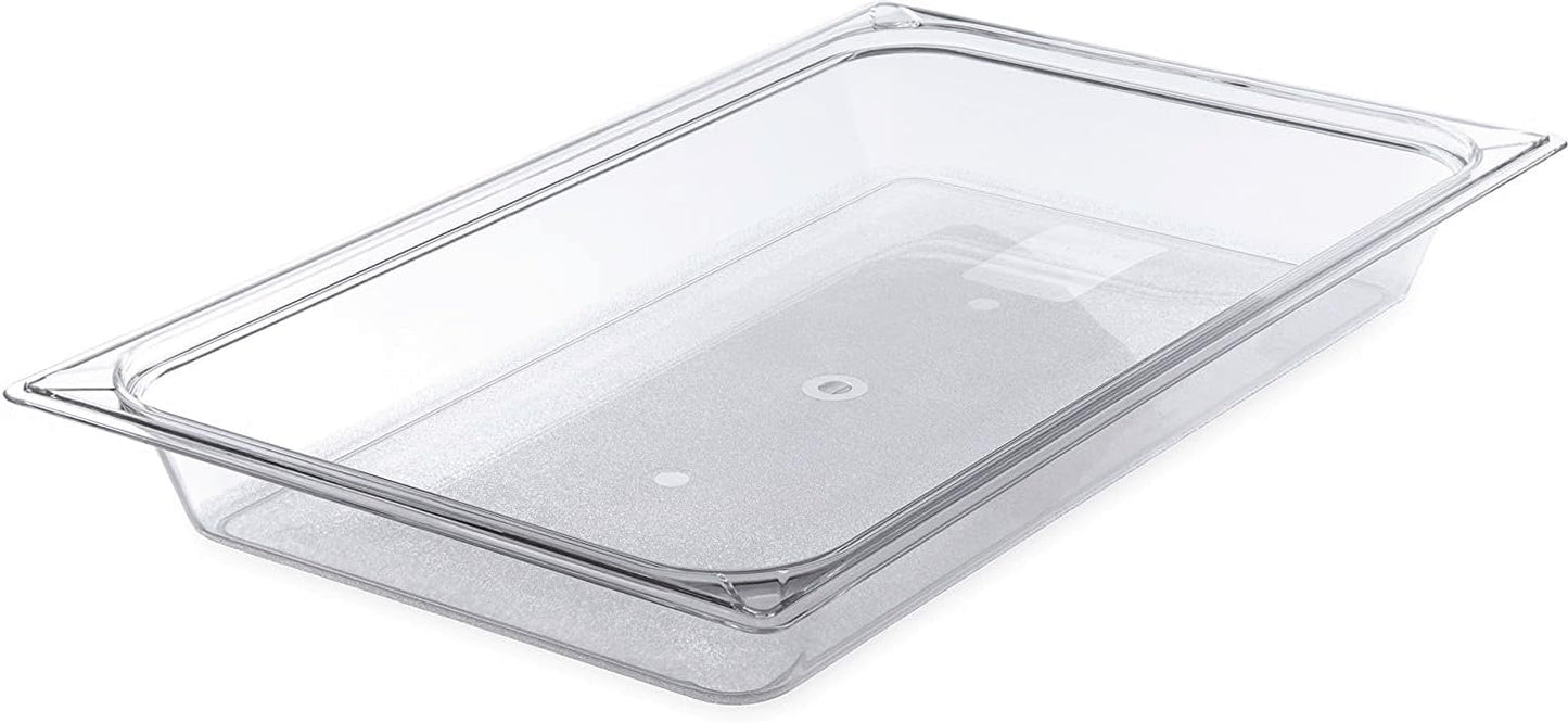 Deep Food Pan Polycarbonate - Food Storage Containers Commercial Hotel Plastic Food Pans Catering Buffets and Restaurants for Fruits Vegetables Beans Corns