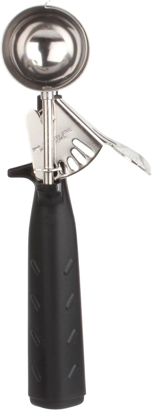 Disher Stainless Steel with Triangle Handle - Cookie Scooper for Baking Cookie Scoops For Portion Control Scoop Cupcake Batter Ice Cream Frozen Yogurt Gelatos