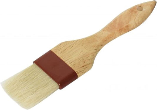 Pastry Brush Bristles with Wooden Handle - Basting Pastry Brush Culinary Oil Brush for Barbecue Butter Grill BBQ Sauce Baster Marinade Kitchen Food Cooking Brush