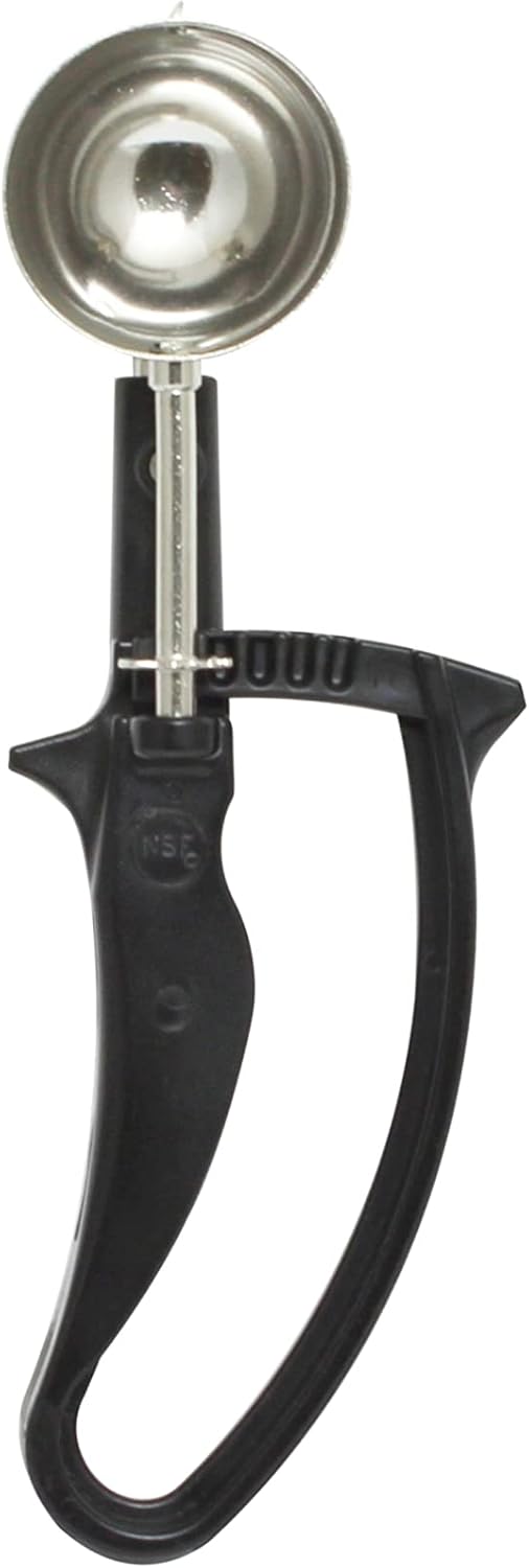 Disher Stainless Steel with Easy Grip Handle - Cookie Scooper for Baking Cookie Scoops For Portion Control Scoop Cupcake Batter Ice Cream Frozen Yogurt Gelatos