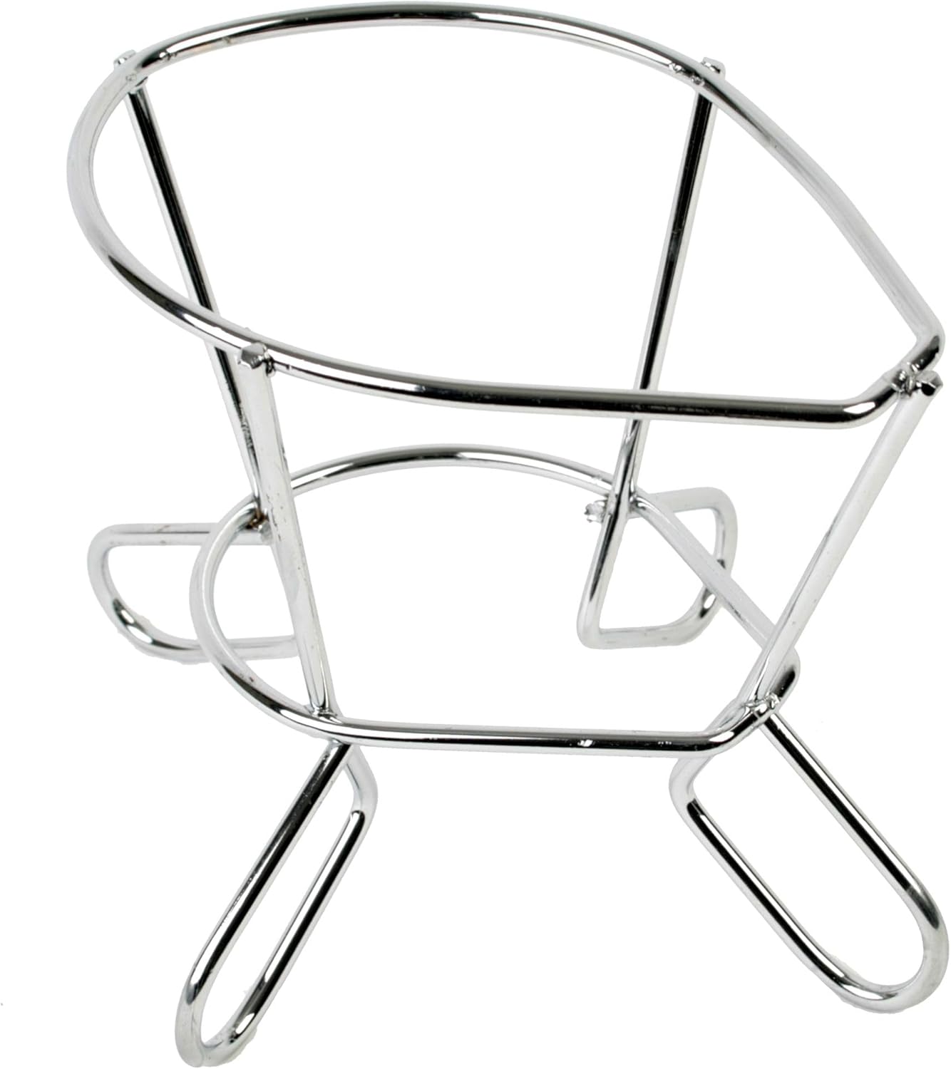 8-1/2" x 7-1/4" x 6" Wire Ham Holder Chrome Plated - Roasting Wire Spiral Ham Holder Roasting Rack For Ham Cooling Drying Rack Kitchen Rack Great for Cooking Roasting