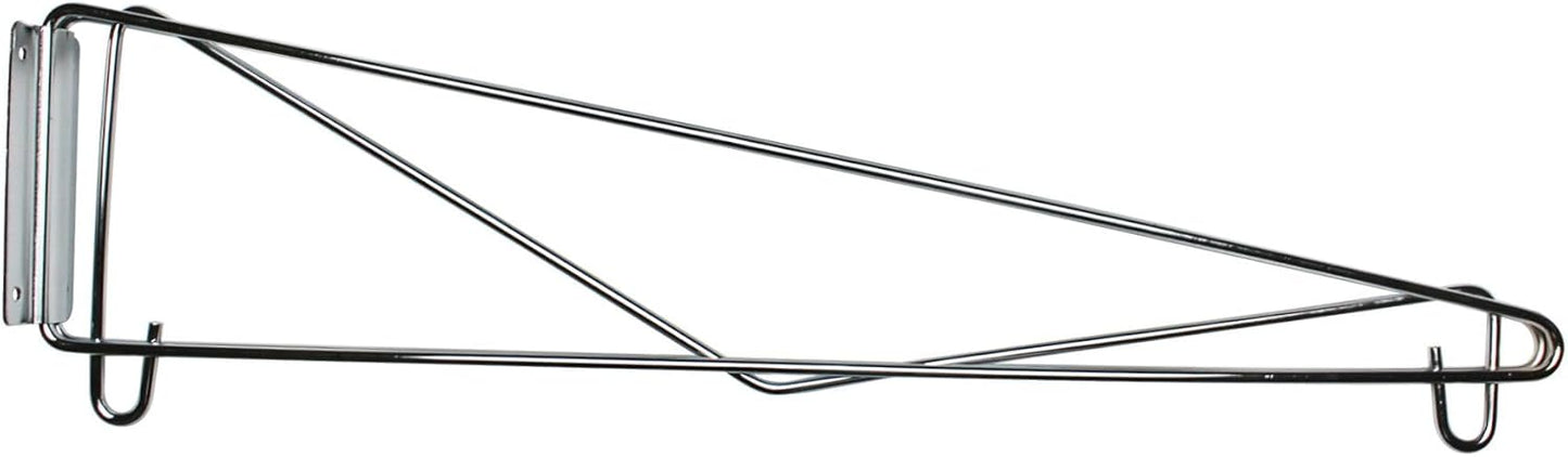 Double Shelf Support Direct Wall Bracket - Shelves Support Wire Shelf Bracket for Pantry Kitchen Home Wire Shelf Bracket Wire Storage Racks Wall Mount Shelf