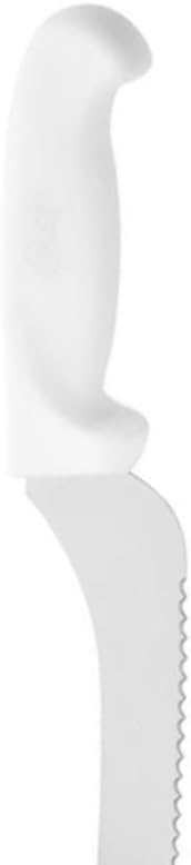 Blade Bread Knife German Steel with White Polypropylene Handle- Razor Sharp Multipurpose Sharp Kitchen Knife for Homemade Bread Crusty Breads Cake Bagel Home Kitchen Restaurants