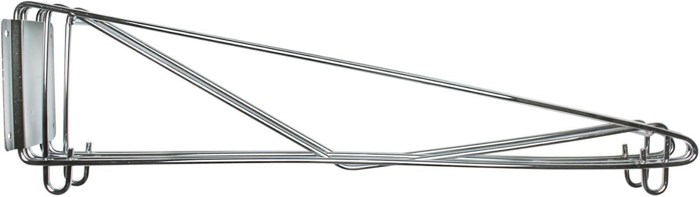 Double Shelf Support Direct Wall Bracket - Shelves Support Wire Shelf Bracket for Pantry Kitchen Home Wire Shelf Bracket Wire Storage Racks Wall Mount Shelf