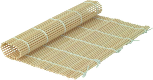 9-1/2” x 9-1/2” Bamboo Sushi Roller Set of 3 - Sushi Rolling Mat Sushi Roll Maker Kimbap Roller for Making Shaping & Molding Sushi Roll & Kimbap Home Kitchen Restaurant