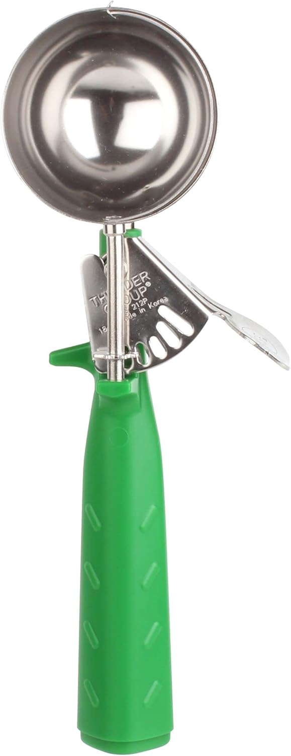 Disher Stainless Steel with Triangle Handle - Cookie Scooper for Baking Cookie Scoops For Portion Control Scoop Cupcake Batter Ice Cream Frozen Yogurt Gelatos