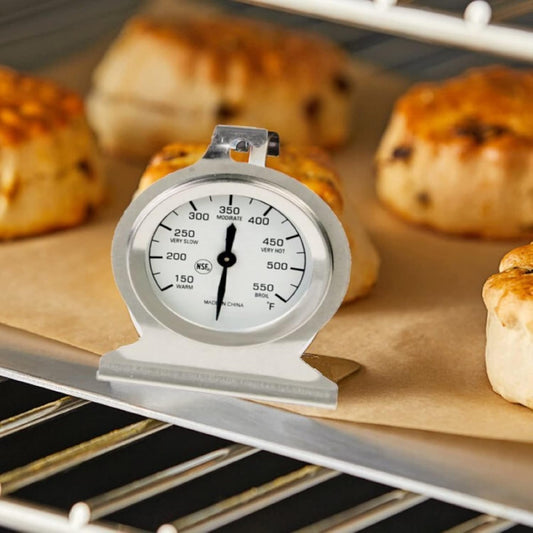 Stainless Steel Dial Kitchen Cooking Oven Thermometer 150 to 550 Degrees Fahrenheit - Oven Baking Chef Thermometer Instant Read Thermometer Kitchen Cooking Oven Temperature Gauge
