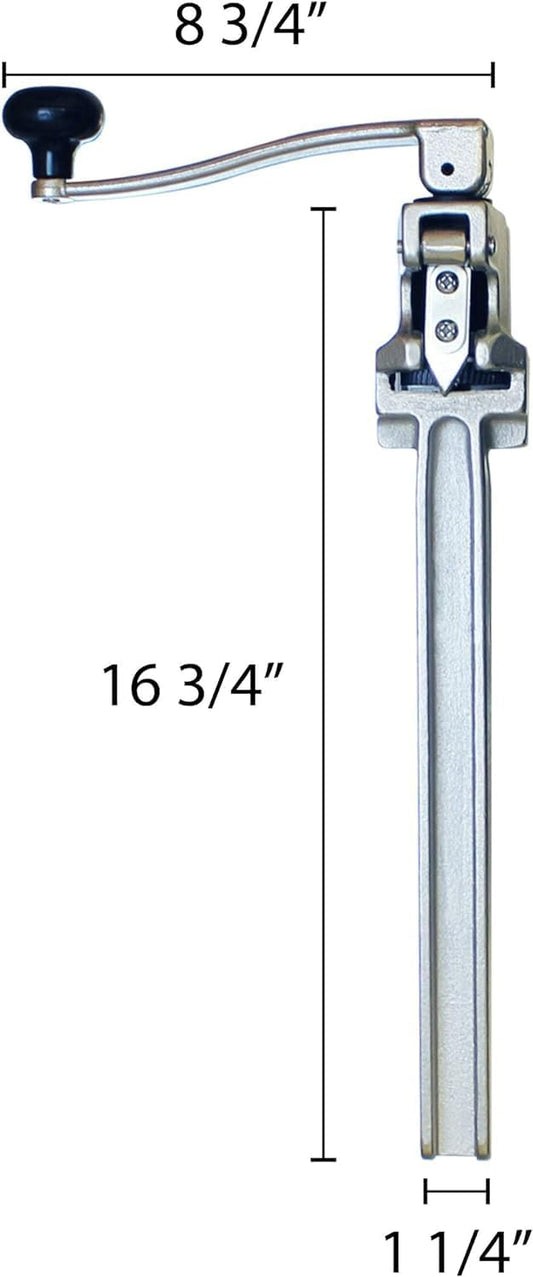 14 inch Commercial Table Mounted Can Opener Heavy Duty Cast Iron - Tabletop Can Opener Heavy Duty Manual Table Can Opener Handheld Can Opener for Restaurant Hotel Bar and Home