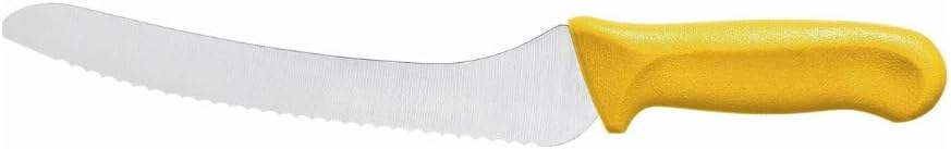 9” Blade Bread Knife German Steel Polypropylene Handle- Razor Sharp Multipurpose Sharp Kitchen Knife for Homemade Bread Crusty Breads Cake Bagel Home Kitchen Restaurants