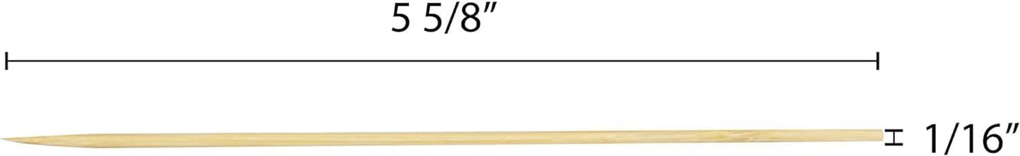 Bamboo BBQ Skewers for Grilling BBQ Appetiser Fruit Cocktail Kabob Chocolate Fountain Grilling Barbecue Kitchen Crafting Party