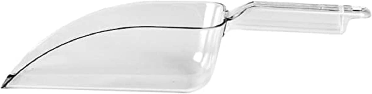 Ice Scoop Clear Polycarbonate-Utility Ice Scooper Dishwasher Safe Kitchen Ice Scooper for Ice Maker Kitchen Scoop for Weddings Bar Ice Bucket Kitchen Popcorn Food Candy Sugar