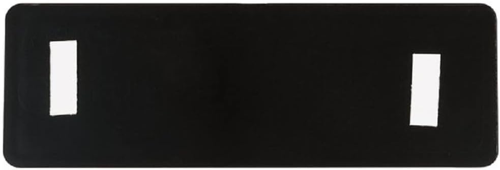 9" x 3" Caution, Watch Your Step Sign with Easy Peel Self-Adhesive White on Black Color Set of 2- Door Sign Waterproof Self Adhesive Store Signs Indoor/Outdoor Warning Marker Home Business Use