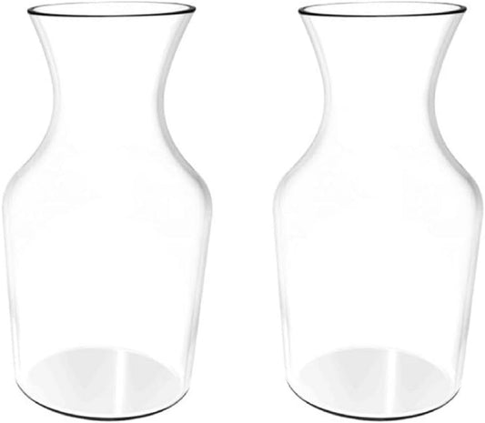 9 oz Wine Decanter Polycarbonate Clear Color Comes in each - Table Service Wine Carafe Small Decanter Wine Aerator Wine Decanter Carafe for Wine Dinner Parties Tastings Bars Restaurants