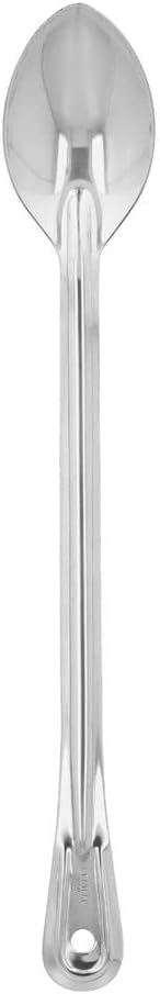Extra Long Basting Spoon Stainless Steel 1.5 mm Thickness Heavy-Duty- Basting Spoon Utensil Spoon for Mixing Stirring Cooking & Serving Kitchen Accessories Restaurants Home