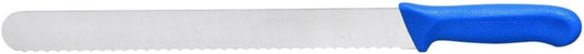12" Blade Slicer Knife Wavy Edge German Steel with Polypropylene Handle- Razor Sharp Multipurpose Sharp Knife Kitchen Chef Knife for Bread Meat Vegetable Poultry Cutting