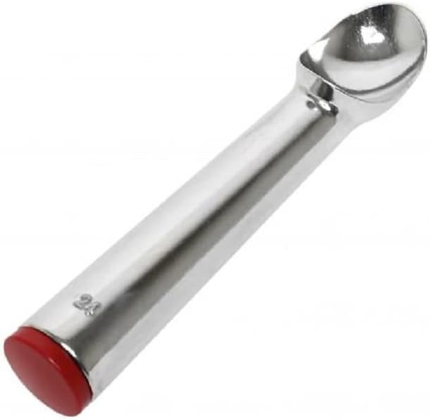 Ice Cream Scoop/Dipper Aluminum Body with Antifreeze Solution filled-in for Gelato Cookie Dough Sorbet Almond Heavy Duty
