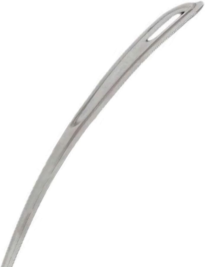 Perforated Curved Basting Spoon Stainless Steel with Hanging Slot- Pot Basting Spoon Utensil Spoon for Mixing Stirring Cooking & Serving Kitchen Accessories Restaurants and Home