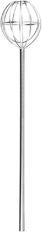 48" Kettle Whip Dome Shape Stainless Steel - Whisk for Whisking Beating Blending Ingredients Mixing Sauces Mixer Stirrer for Whisking Beating & Stirring