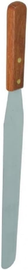 Flexible Icing Spatula Stainless Steel with Wood Handle- Butter Cake Cream Spatulas Icing Frosting Spreader Cake Decorating Spatulas for Professional Home Baking