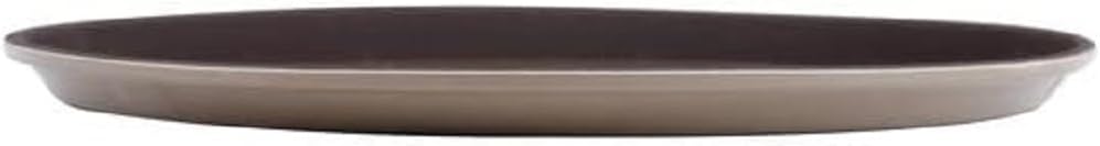 Serving Tray Fiberglass Set of 2- Non Slip Surface Service Trays Round Tray Plastic Food Meals Server Tray for Home Kitchen Restaurant Cafeteria Bar Hotel