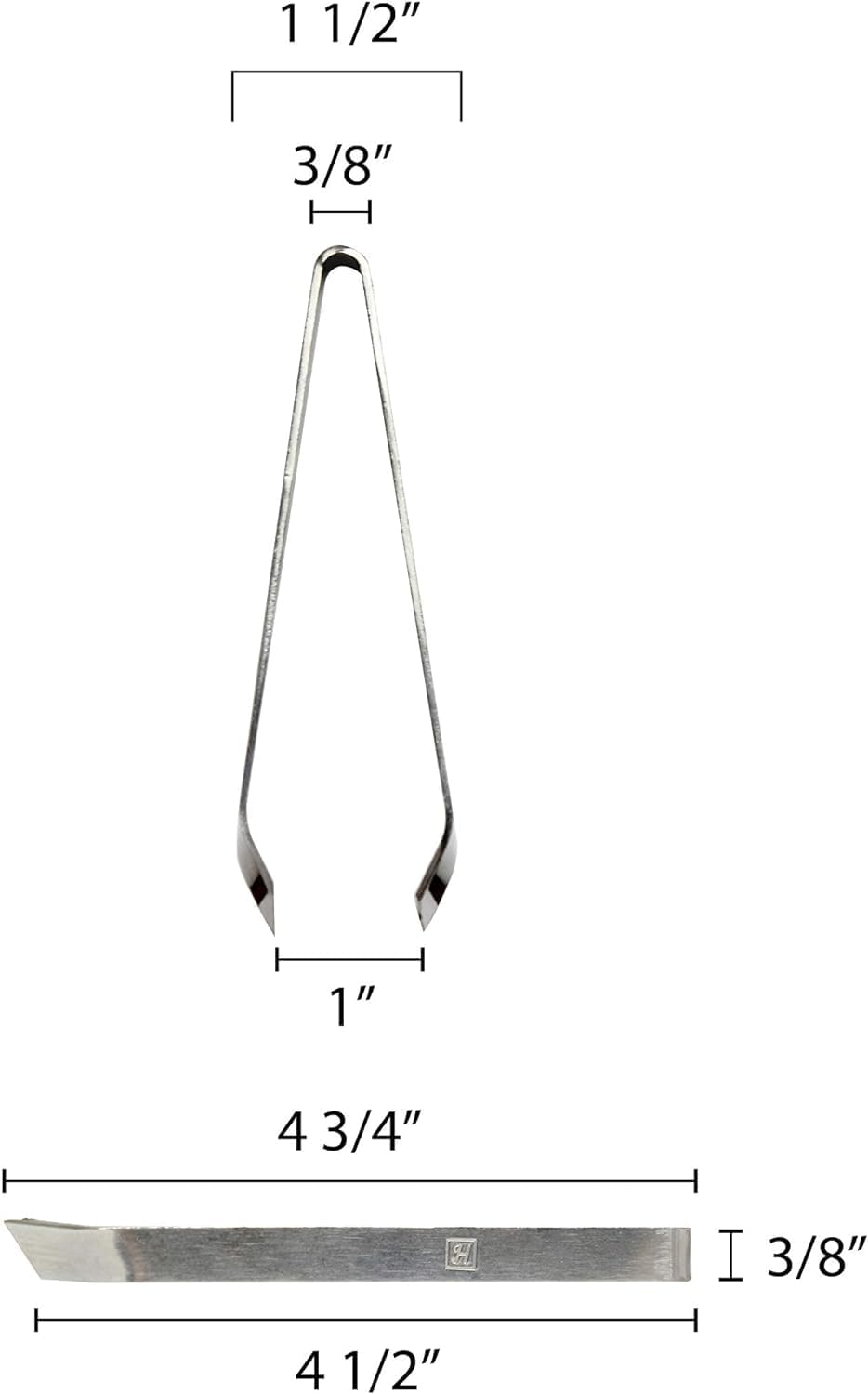 4-3/4" Stainless Steel Multifunctional Tong Set of 3 - Dishwasher safe Multi-function Precision Food Tweezers Cooking Tongs Kitchen Serving Tong for Home Kitchen Restaurants