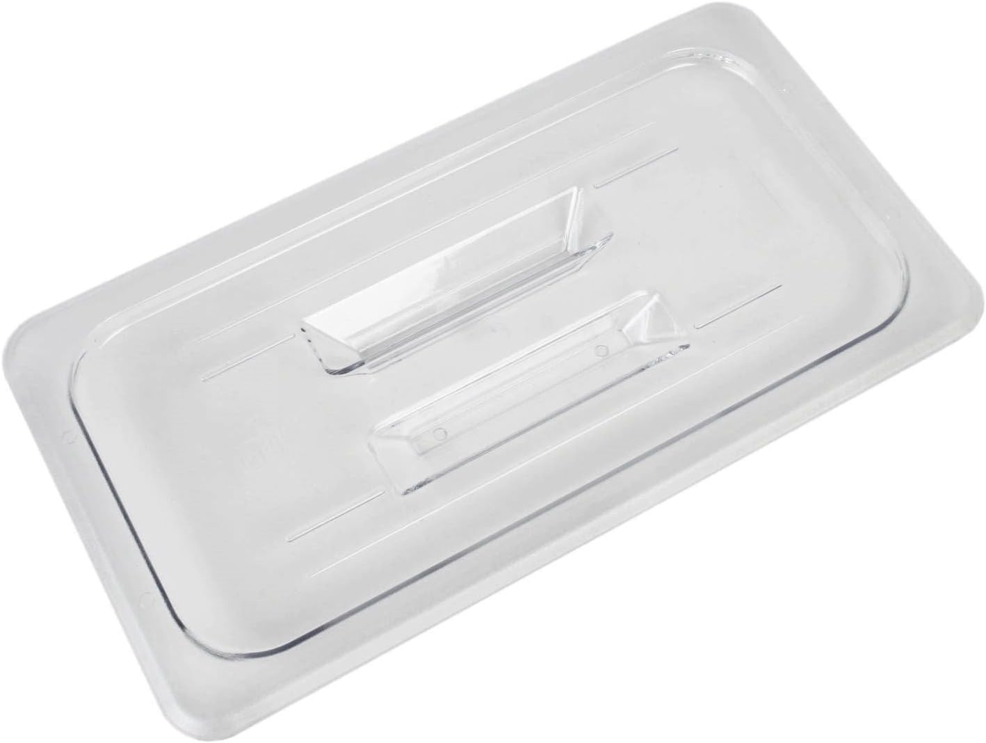 Solid Polycarbonate Food Pan Lid - Food Storage Container Cover Restaurant Commercial Hotel Pans Cover for Food Prep Fruits Vegetables Beans Corns
