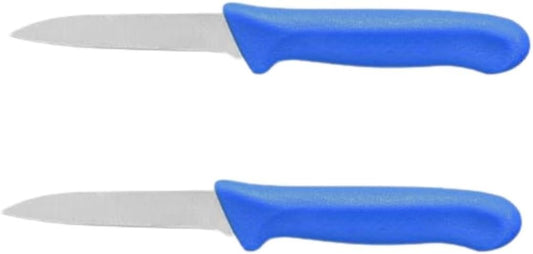 Blade Paring Knife German Steel Handle Set of 2- Small Fruit Knife Razor Sharp Pairing Knives Kitchen Knives for Fruits Vegetables Home Kitchen Restaurants