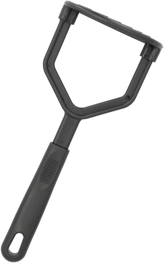 9 1/2” Potato Masher High-Heat Nylon & Polypropylene Handle Black Color- Heat Resistant up to 410°F Food Masher Utensil Hand Masher Vegetables for Potato, Guacamole Fruits