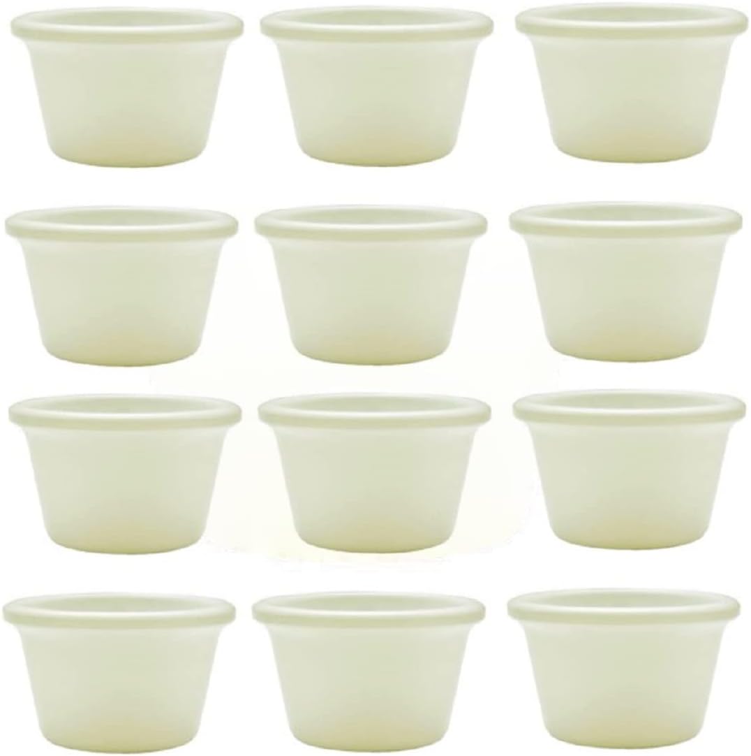 Smooth Ramekin Melamine - Plastic Ramekin Dipping Sauce Cup Portion Dipping Sauce Cups Individual Condiment cups For Catering Kitchen Restaurant