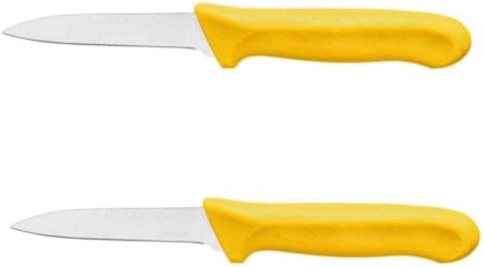 Blade Paring Knife German Steel Handle Set of 2- Small Fruit Knife Razor Sharp Pairing Knives Kitchen Knives for Fruits Vegetables Home Kitchen Restaurants
