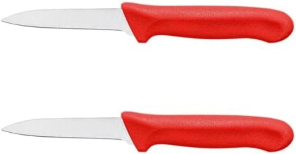 Blade Paring Knife German Steel Handle Set of 2- Small Fruit Knife Razor Sharp Pairing Knives Kitchen Knives for Fruits Vegetables Home Kitchen Restaurants