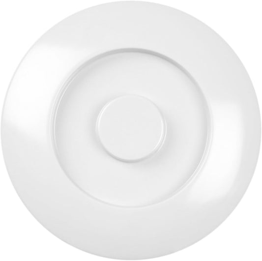 8-1/4” Deep Divided Server Lid Only Melamine Set of 12- Dishwasher Safe Break-Resistant Serving Platter Serving Plates Portion Plates for Dinner Home Kitchen Restaurants