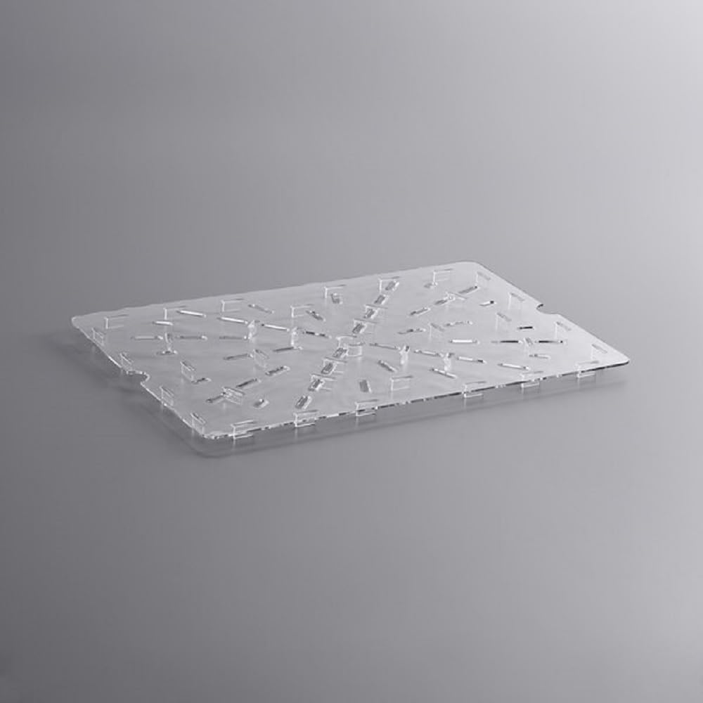 Food Storage Box Drain Shelf White Color- Food Storage Container Drain Shelf for Food Fruit Vegetables Sink Kitchen Restaurant Hotel Kitchen and Cafeteria