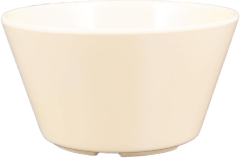 8 oz Bouillon Cup Melamine Set of 12- Dinnerware Soup Bowls Small Bowls for Side Dishes Dessert Soup Chili Dipping Sauce Dishwasher Safe Break-Resistant