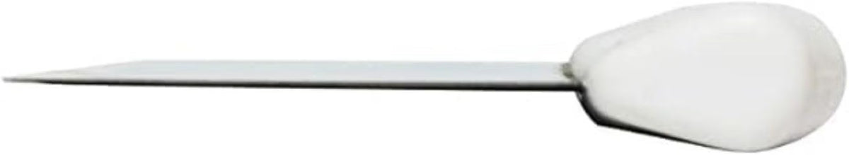 6" x 4" Dough Scraper Stainless Steel with White Plastic Handle - Dough Cutter Dough Pastry Scraper Cutter Chopper for Baking Multipurpose Food Scraper for Dough and Bread
