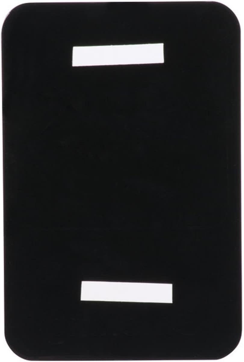 6" x 9" No Smoking Sign with Easy Peel Self-Adhesive White on Black Color Set of 2- Waterproof Self Adhesive Store Signs Indoor/Outdoor Warning Marker Home Business Use