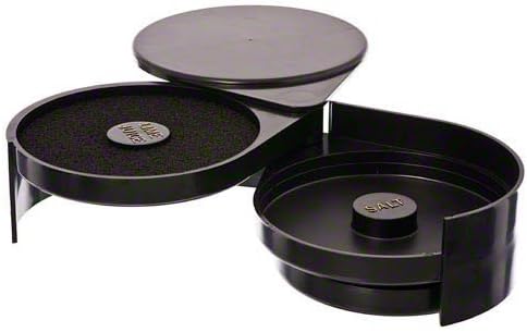 Cocktail Glass 3-Tier Rimmer and Replacement Sponge - Sugar, Salt and Citrus Juice