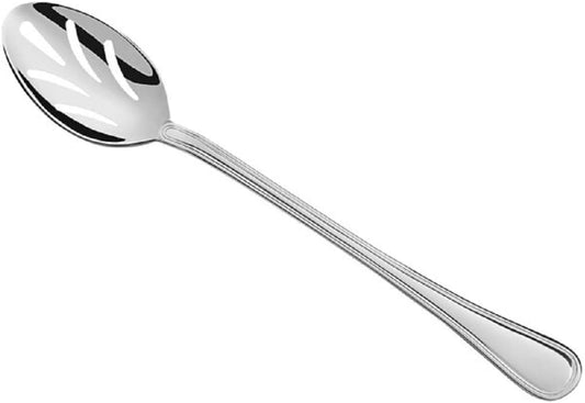 Luxor Spoon Stainless Steel Set of 2- Serving Utensils Spoon Flatware Basting Serving Cutlery Kitchen Tableware Buffet Serving Utensils for Home Kitchen and Restaurant