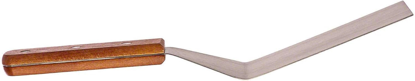 7-1/2" x 3” Stainless Steel Straight Blade Turner Spatula with Wooden Handle- Spatula Hamburger Turner Scraper Pancake Flipper Great for BBQ Grill Flat Top Griddle Commercial Grade