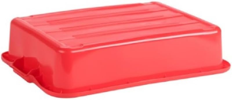 Utility Kitchen Bus Box/Tub/Bin with Outer Lips - Heavy Duty Plastic Restaurant Tub/Dish Washing Box Wash Basin Tub for Kitchen Home Restaurants