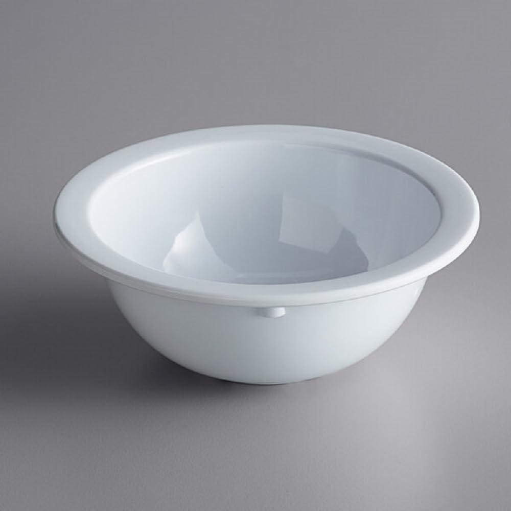 Grapefruit Bowl White Color Melamine Set of 12- Dishwasher Safe Break-Resistant Reusable Bowls Serving Bowl Soup Bowls Dessert Bowls for Fruits Salad Kitchen Restaurants