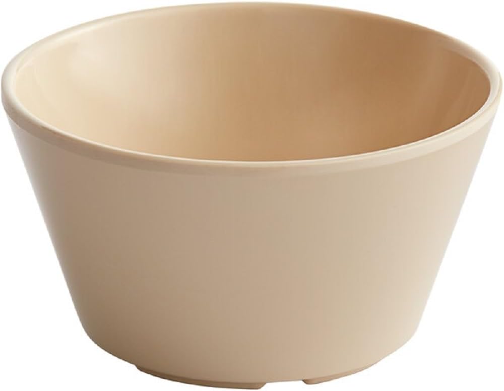 8 oz Bouillon Cup Melamine Set of 12- Dinnerware Soup Bowls Small Bowls for Side Dishes Dessert Soup Chili Dipping Sauce Dishwasher Safe Break-Resistant