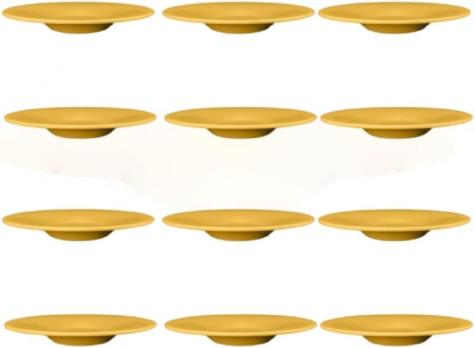 16 oz Pasta Bowls Melamine Set of 12- Dishwasher Safe Break-Resistant Reusable Pasta Plates Serving Bowl Pasta Bowls for Dinner Home Kitchen Restaurants